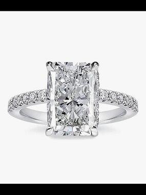 Engagement Ring for Women-5A Cubic Zirconia- Effinny Size 7 Brand New